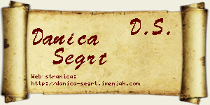 Danica Šegrt vizit kartica
